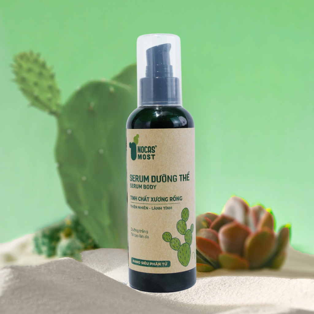 Serum body thiên nhiên Nocas Most chiết xuất Xương rồng giúp toàn thân trắng mịn, dưỡng ẩm da 150ml