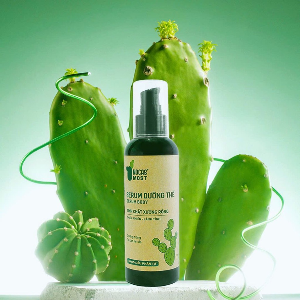 Serum body thiên nhiên Nocas Most chiết xuất Xương rồng giúp toàn thân trắng mịn, dưỡng ẩm da 150ml