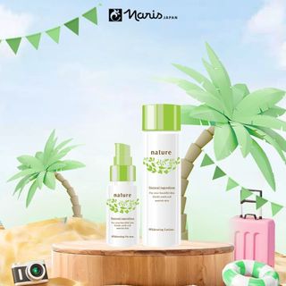 Bộ sản phẩm làm sạch và tẩy da chết Narus Nature Whitening
