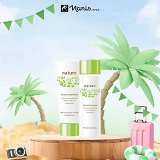 Bộ sản phẩm dưỡng sáng da ban ngày Naris Nature Whitening