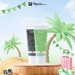 Bộ sữa rửa mặt thu nhỏ lỗ chân lông và dùng cho da mụn Naris Nature