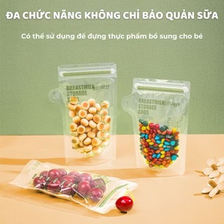 Túi lưu trữ sữa WAI 100ml, 150ml, 200ml - hộp 30 túi, thiết kế vòi rót an toàn và tiện dụng