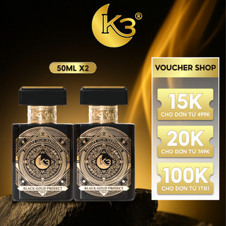 Combo 2 Chai Nước Hoa Nam Black Gold 100ML - K3 Perfume