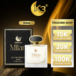 Nước Hoa Nam Milan 100ML - K3 Perfum