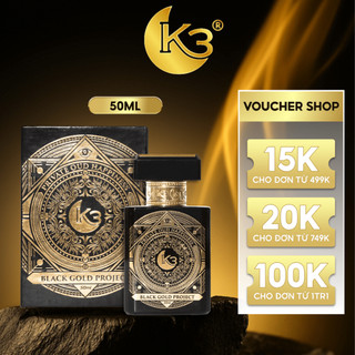 Nước Hoa Nam Black Gold Project 50ML - K3 Perfume