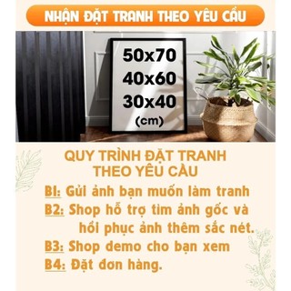 Tranh canvas in theo yêu cầu mọi kích thước và hình ảnh