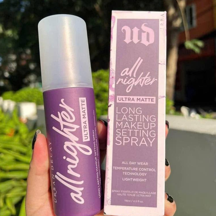 ( 118ml matte và thường) Xịt khoá makeup Urban Decay Ultra Matte xịt khóa nền trang điểm