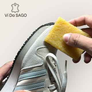 Cao su đa năng vệ sinh da lộn, làm sạch đồ da lộn - Ví Da SAGO