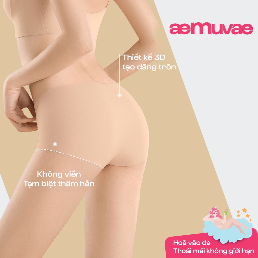Combo quần lót mỏng mát Cool Fruity tàng hình mát lạnh, thấm hút, siêu đàn hồi  - Muvae (aeMuvae)