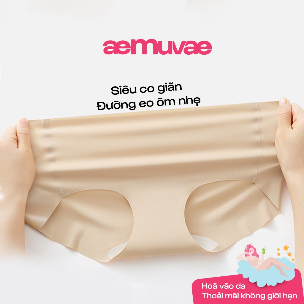 Combo quần lót mỏng mát Cool Fruity tàng hình mát lạnh, thấm hút, siêu đàn hồi  - Muvae (aeMuvae)