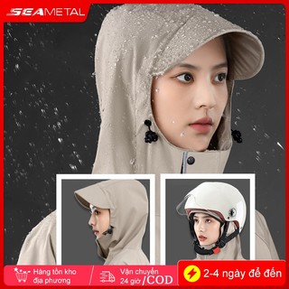 SEAMETAL Dày Người Lớn Áo Mưa Xe Máy Xe Điện Bền Chống Thấm Nước Đi Thiết Bị Áo Mưa