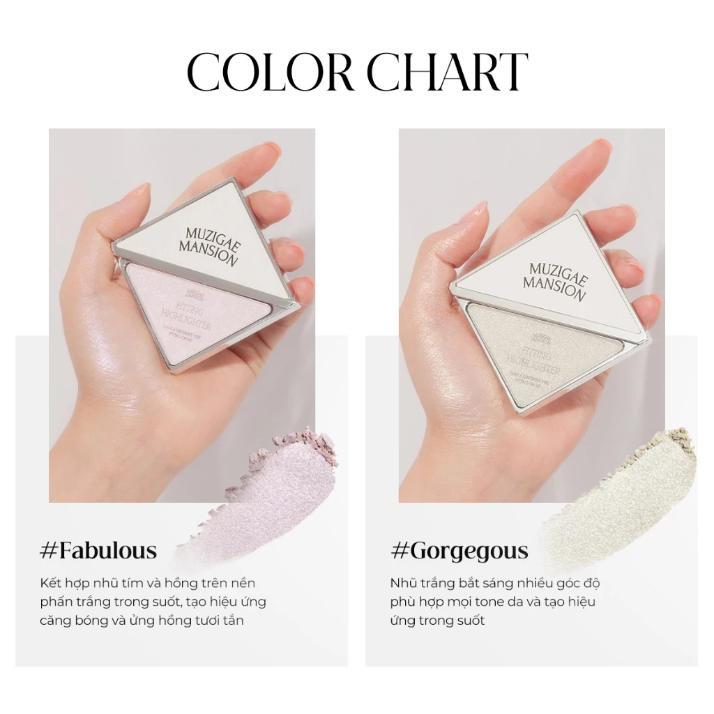 Phấn Má Tạo Khối Muzigae Mansion Fitting Highlighter Mịn Lì Căng Bóng, Bắt Sáng Chuẩn Hàn 5g