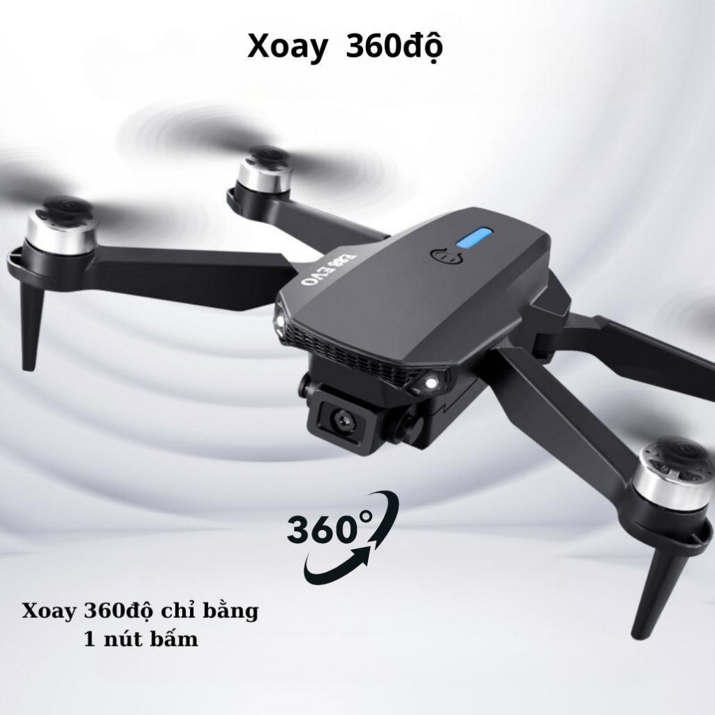Flycam E88 PRO, Có 2 Camera, Nhào lộn 360 độ, Dễ dàng làm quen cho người muốn tập chơi Flycam Drone