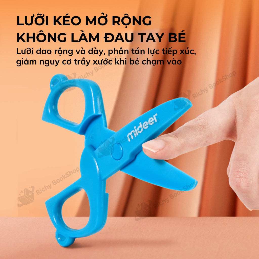 Kéo Cắt Thủ Công An Toàn Cho Bé - Mideer Craft Scissors