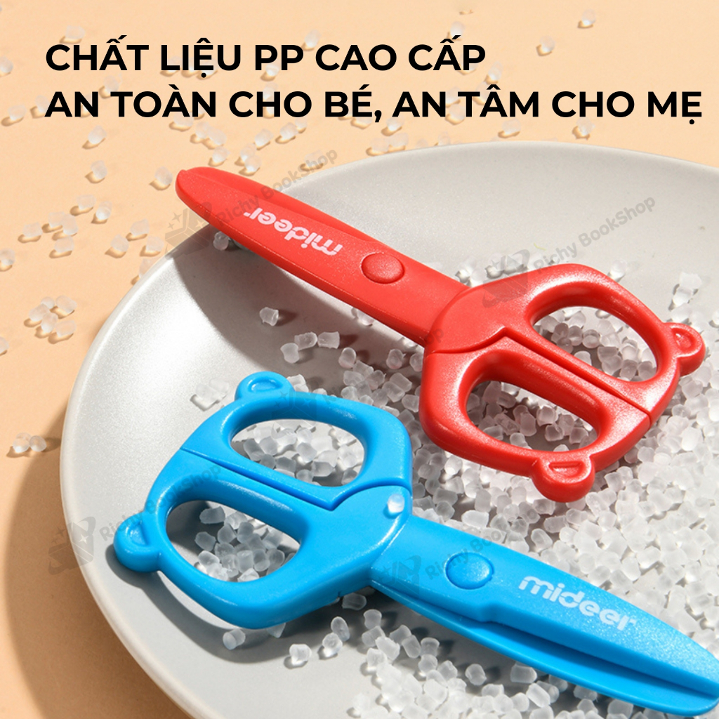 Kéo Cắt Thủ Công An Toàn Cho Bé - Mideer Craft Scissors