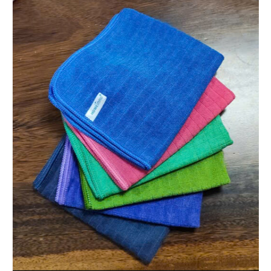 [HỎA TỐC](MÀU MỚI) Combo 3 Khăn Lau Microfiber Homeinno Siêu Sạch 30x35cm