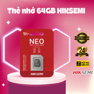 Thẻ nhớ 32GB 64GB 128GB HIKSEMI NEO Đỏ - Tốc Độ Cao 92MB/s - Bảo Hành Chính Hãng 7 Năm