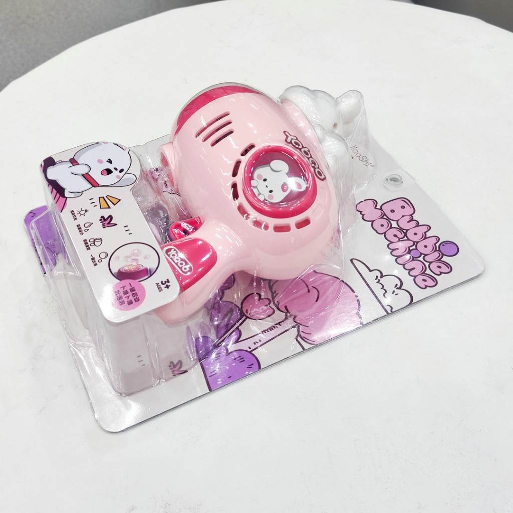 Đồ Chơi Máy Bắn Bong Bóng Đồ Chơi Xà Phòng Thỏ Khủng Long Kì Lân Dễ Thương Thiết Kế Mới - Đồ Chơi PUPU HOUSE