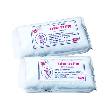 ✅[COMBO 03 GÓI] Bông gòn y tế hút nước 100% cotton 10gr 25gr 50gr 100gr TÂN TIẾN,Bông gòn y tế thấm hút nước TÂN TIẾN