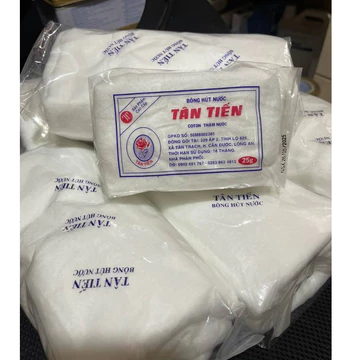 ✅[COMBO 05 GÓI] Bông gòn y tế hút nước,thấm nước 10g 25g,50g 100g,Bông hút nước bông y tế TÂN TIẾN 10gr 25gr 50gr 100GR