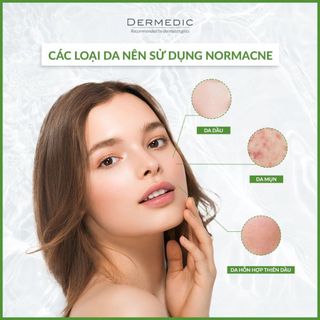 [HÀNG CÔNG TY] Nước cân bằng kiềm dầu, giảm mụn Dermedic Normacne Preventi Cleansing And Regulating Skin Toner (200ml)