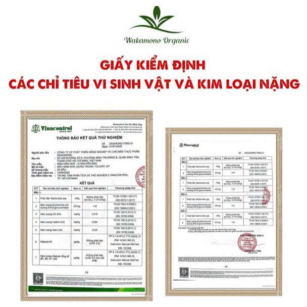 Nấm mix sấy giòn Wakamono Organic vị Truffle 55g/gói,  không dầu, ăn vặt healthy giòn rụm, ăn ngon