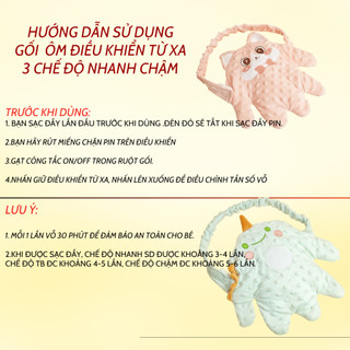 {KAIDOKIDS} Gối Bàn Tay Vỗ Mông Đa Năng Ru Bé Ngủ Chống Giật Mình Hình Thú Hàng Cao Cấp