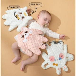 {KAIDOKIDS} Gối Bàn Tay Vỗ Mông Đa Năng Ru Bé Ngủ Chống Giật Mình Hình Thú Hàng Cao Cấp