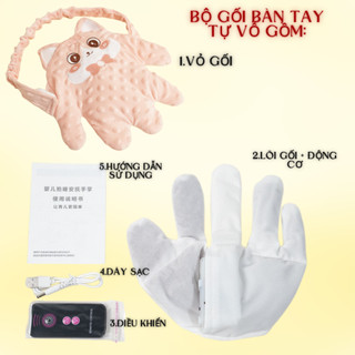 {KAIDOKIDS} Gối Bàn Tay Vỗ Mông Đa Năng Ru Bé Ngủ Chống Giật Mình Hình Thú Hàng Cao Cấp