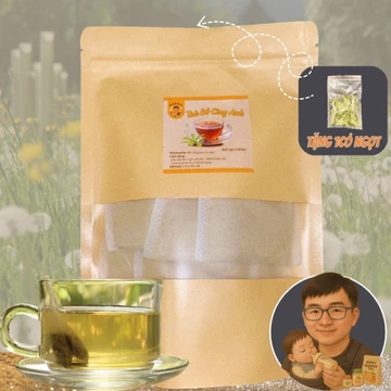 Trà bồ công anh túi lọc MERAU giúp lợi sữa sau sinh, vòng 1 căng tròn đầy đặn hồi phục trở lại, mát gan, 5g/ 1 túi