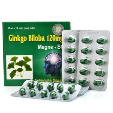 Ginkgo Biloba 120mg hoạt huyết dưỡng não Bổ Sung Dưỡng Chất Cho Não, giúp ngủ ngon, giảm đau đầu chóng mặt viên uống