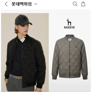 Áo golf bomber Hazzy nối chuyền chất dày dặn mềm ấm , bo gấu bo tay chắc chắn