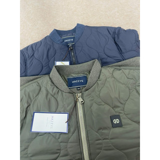 Áo golf bomber Hazzy nối chuyền chất dày dặn mềm ấm , bo gấu bo tay chắc chắn