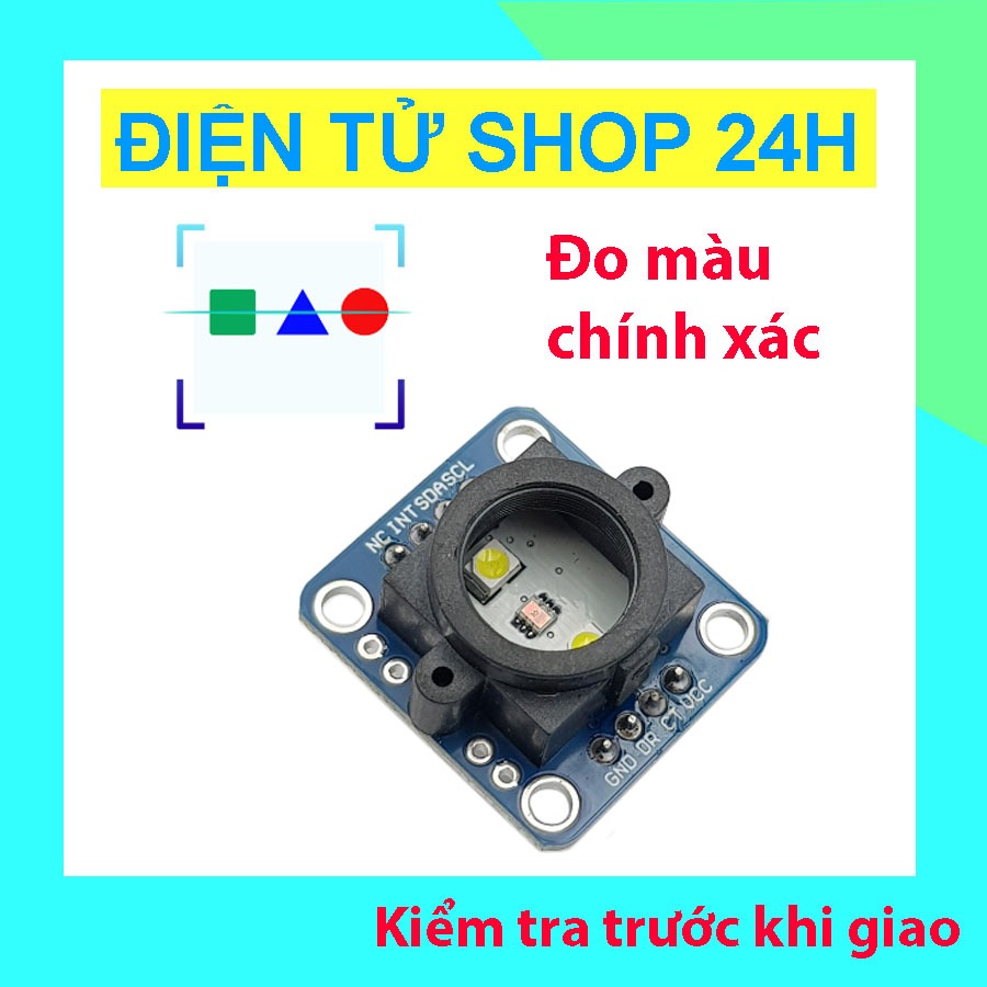 Module cảm biến màu TCS34725 – Đo màu RGB chính xác cao (I2C/UART ...