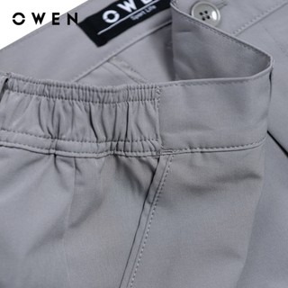 Owen - Quần short Sport Life SS252403 màu Xám nhạt chất liệu Polyspun spandex