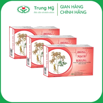 ✔️️️ [Combo 3 hộp] Hồng Mạch Khang giúp bổ máu, tăng tuần hoàn, cải thiện tình trạng huyết áp thấp, suy nhược cơ thể