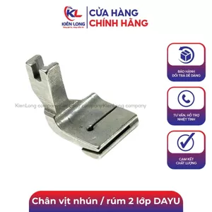 Chân vịt nhún / rúm 2 lớp DAYU to nhỏ máy may 1 kim jack , siruba , juki ... (P5,P5W)