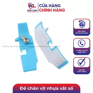 10 Đế chân vịt nhựa vắt sổ 4 chỉ màu xanh dùng cho máy vắt sổ công nghiệp, bền đẹp, chính hãng (2,5,và10 cái)