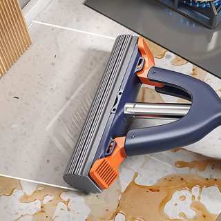 Cây Lau Kính Tự Vắt Gấp Gọn GREENSINDOOR 40CM Cây Lau Nhà Mini Cầm Tay Dụng Cụ Vệ Sinh Bàn Làm Việc Mút Bọt Biển
