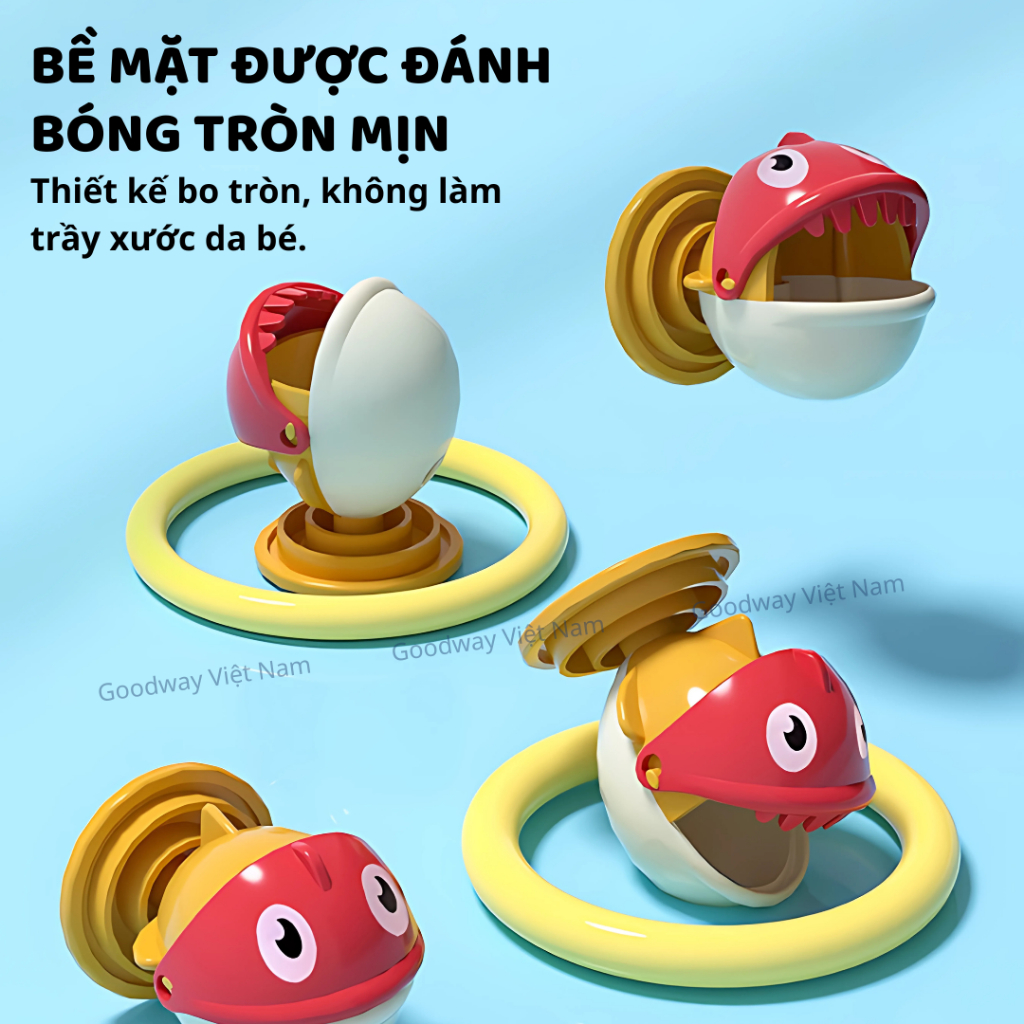 Đồ chơi câu cá mini phát nhạc cho bé Goodway Happy Fishing Game rèn phản xạ phối hợp tay mắt