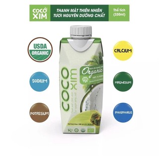 Nước Dừa Cocoxim Original, Xiêm Sen, Xiêm Tắc, Xiêm Xanh - 330ml & 1L
