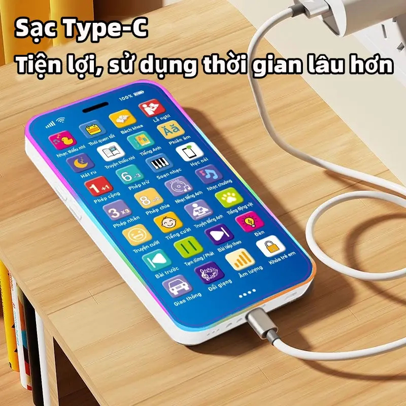 Điện Thoại Đồ Chơi Trẻ Em Bài Hát Thiếu Nhi Tiếng Việt  Nhạc Ru Ngủ Nhiều Chức Năng  - Đồ Chơi Cho Bé PUPU HOUSE