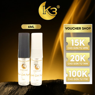 Combo Gift Test Black Gold & White Gold 6ML - K3 Perfume