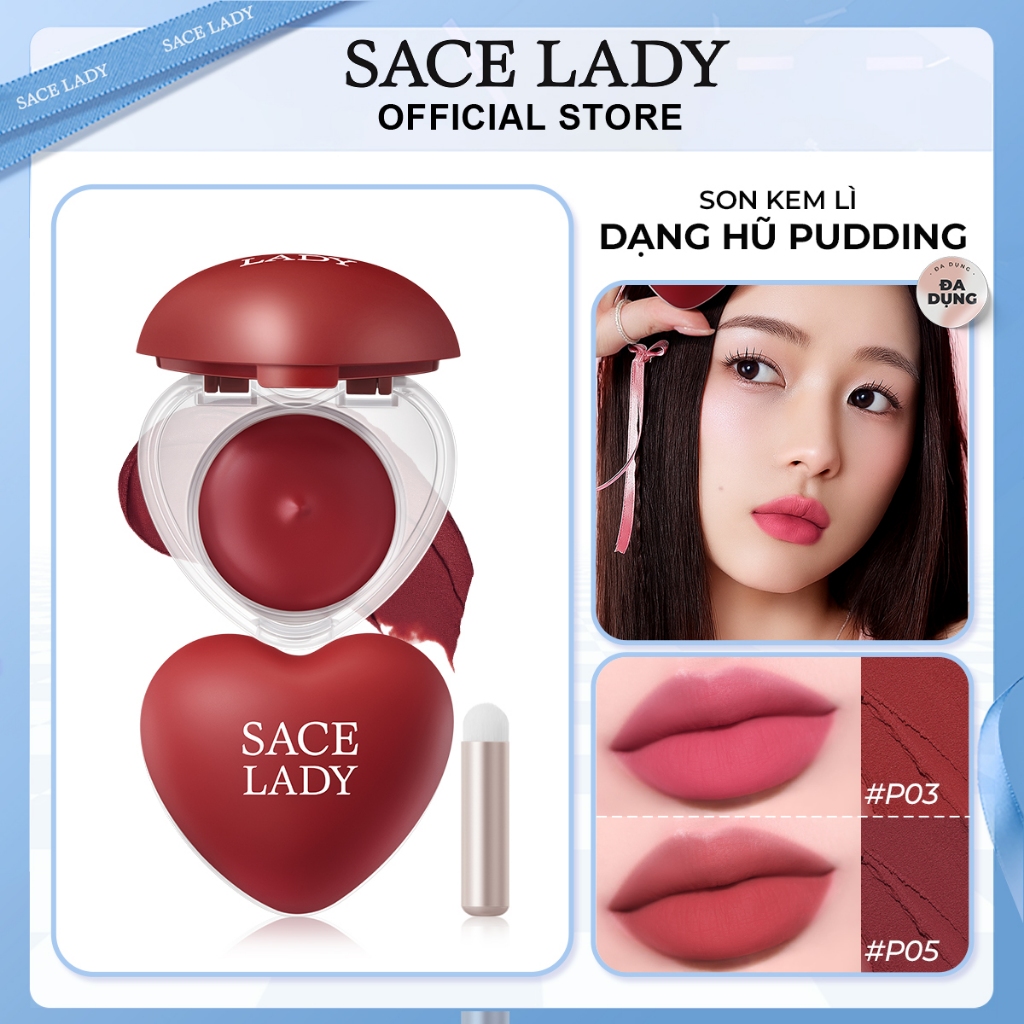 SON KEM Li SACELADY DẠNG HŨ PUDDING DỄ TÁN ĐỀU KHÔNG DÍNH CỐC 4.3g