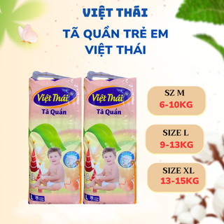 Tã Bỉm Quần Giá Rẻ Việt Thái Made in Việt Nam M40/L36/XL32