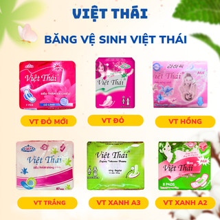Băng vệ sinh có cánh, không cánh VIỆT THÁI bông tự nhiên siêu thấm