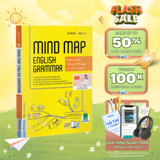 Sách - Mind Map English Grammar – Ngữ pháp tiếng anh bằng sơ đồ tư duy - MCBoosk Chính Hãng