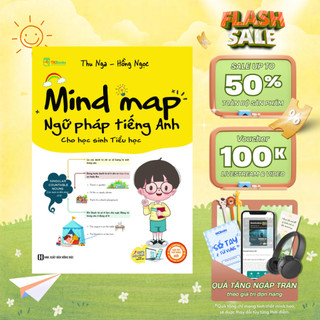 Sách - Mind Map Ngữ Pháp Tiếng Anh Cho Học Sinh Tiểu Học Mcbooks