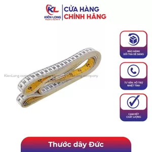 Thước dây Đức CHÍNH HÃNG Phụ kiện 2 mặt INCH và CM dài 150cm dùng đo cắt may, cao cấp (Combo 2,5 cái)