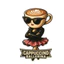 HÌNH HOẠT HÌNH CUTE may mắn ủi áo tại nhà bằng bàn ủi bàn là, Sticker 3d